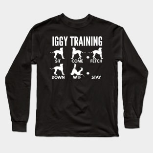 IGGY Training Italian Greyhound Tricks Long Sleeve T-Shirt